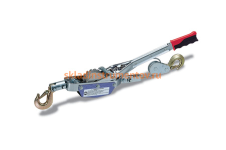 Ручная лебёдка 2 крюка 4т Jun Kaung HP-141D