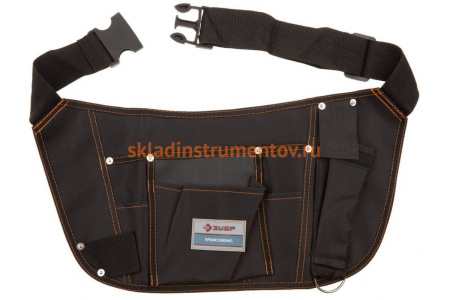 Пояс для инструментов нейлоновый (9 карманов) Ладья Зубр 38653