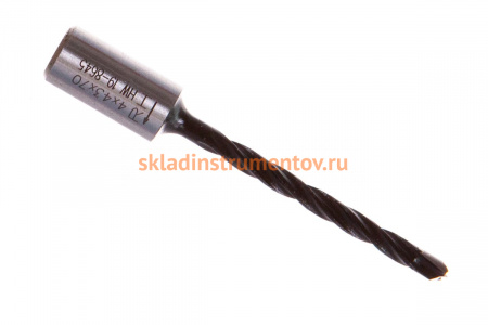 Сверло HW (4x43x70 мм; Z 2+2; S 10x20 мм; RH) для присадочного станка CMT 309.040.11