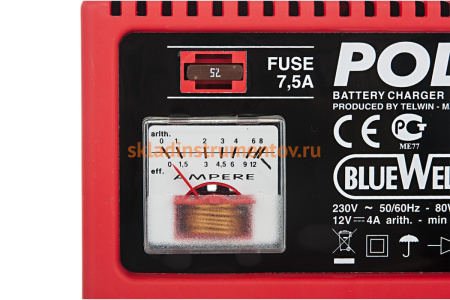 Зарядное устройство для автомобильного аккумулятора BlueWeld Polar 12 807624