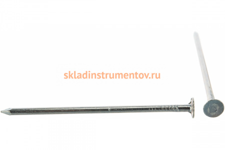 Гвозди с большой потайной головкой ЗУБР цинк 80 х 3.0 мм 14 шт. 4-305096-30-080