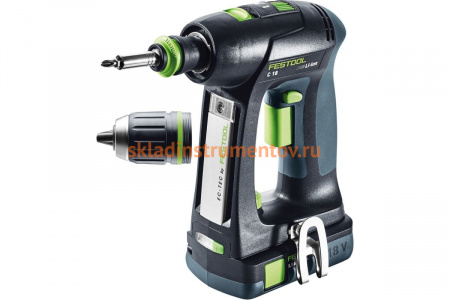 Аккумуляторная дрель-шуруповёрт FESTOOL C 18 Li 3.1-Compact 574921