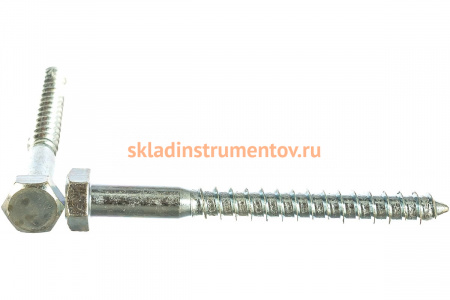 Шурупы ШДШ с шестигранной головкой ЗУБР /DIN 571/ 120 х 12 мм 10 шт 4-300451-12-120