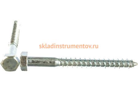 Шурупы ШДШ с шестигранной головкой ЗУБР /DIN 571/ 120 х 12 мм 10 шт 4-300451-12-120