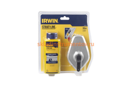 Разметочный шнур (30м) и синий мел (113г) IRWIN 10507683
