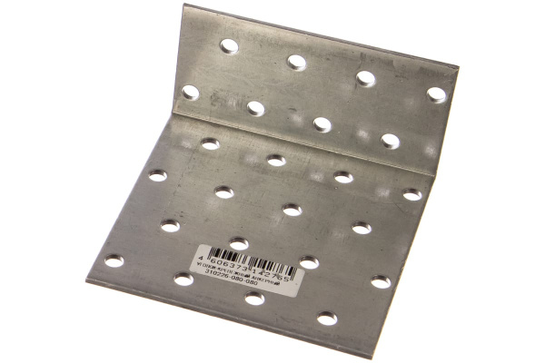 Крепежный угол Зубр МАСТЕР анкерный 80х80х40мм 1шт 310226-080-080