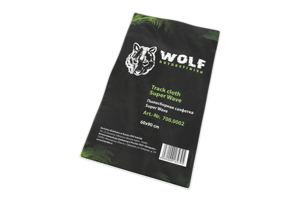 Пылесборная волнистая салфетка из х/б волокна Wolf Super Wave 60х90 см 700.0002