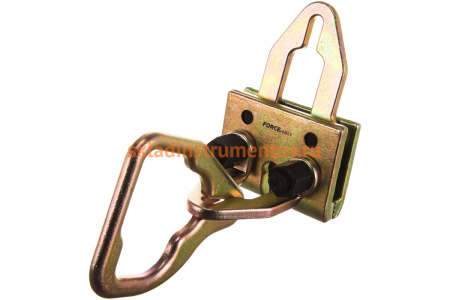 Зажим для кузовных работ с плоской, L-образной и подвижной петлями, широкий захват 120мм, нагрузка 5т и 3т FORCE 62513 Зажим для кузовных работ с плоской, L-образной и подвижной петлями, широкий захват 120мм, нагрузка 5т и 3т FORCE 62513