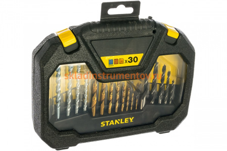 Набор сверл и бит FAMILY+, 30 шт. Stanley STA7183
