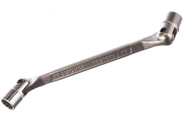 Торцевой шарнирный ключ 16х17 FORCE 7521617