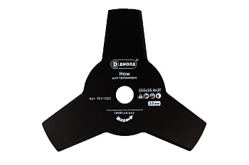 Нож (255х3х25.4 мм; 3Т) для триммера ДИОЛД 90111022