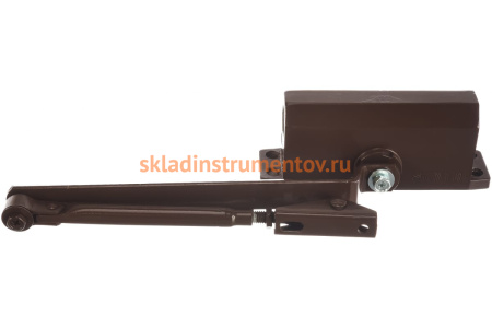 Дверной доводчик для дверей массой до 40 кг STAYER цвет коричневый 37917-50