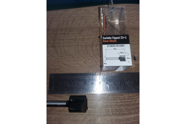 Фреза концевая пазовая Contractor (22x20x51 мм; Z2+1; RH; S 8х31 мм) CMT K174-220