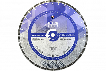 Диск алмазный сегментный Железобетон Extra Line (450х25.4 мм) Diam 000615