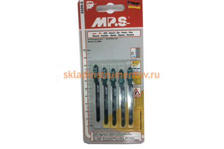 Пилки T119BO (75х50х2.0 мм; 5 шт.) по древесине, пластмассе MPS 3109