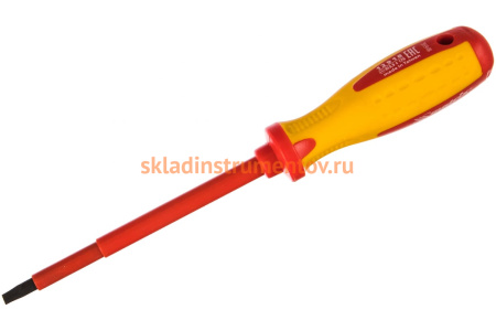 Отвертка Insulated SL5,5x125 мм MATRIX PROFESSIONAL 12918