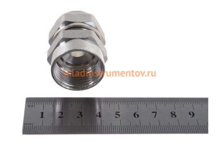 Соединитель (20х2 мм; 3/4"; цанга-гайка) для трубопровода Зубр 51402-20-3/4