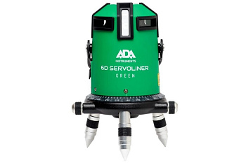Лазерный уровень ADA 6D Servoliner GREEN с калибровкой А00500К