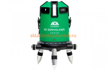 Лазерный уровень ADA 6D Servoliner GREEN с калибровкой А00500К