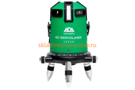 Лазерный уровень ADA 6D Servoliner GREEN с калибровкой А00500К