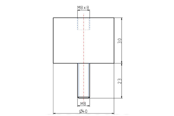 Резинометаллический буфер KIPP K0568.04003055