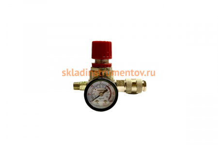 Регулятор давления с манометром резьба 1/4 Pegas pneumatic 4604
