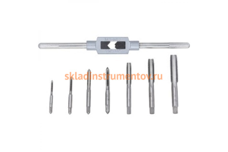 Набор метчиков СИБРТЕХ М3-М12, 8 предметов СИБРТЕХ 77308