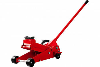 Гидравлический подкатной домкрат STAYER "RED FORCE", с педалью, 3,5т, 145-500мм 43155-3.5