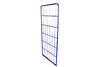 Стенка задняя 700х1600 мм для Ролл К 1 RAL 5002 RUSKLAD Стенка Ролл К 1 окраш