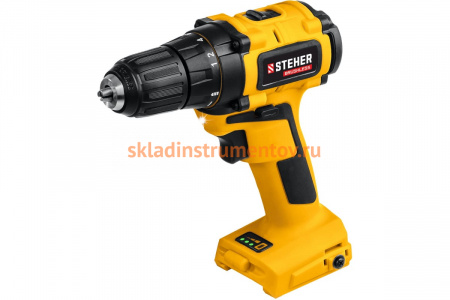 Бесщеточная дрель-шуруповерт STEHER 20В, без АКБ CDB-200