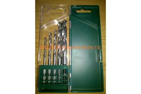 Набор сверл по дереву в боксе (5 шт; 4-10 мм) KRAFTOOL 29402-H5