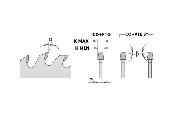 Диск подрезной по дереву (180х30х4,4-5,3/3,2 мм; Z=36) CMT 288.180.36M