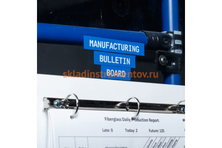 Этикетки M71C-1000-595-BL (винил, 25.4 мм, 15.24 м, синий) BRADY brd142342