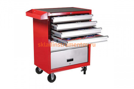 Набор инструментов в красной тележке (173 предмета) KING TONY 932-000MMR