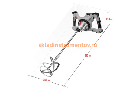 Ручной электрический миксер ЗУБР МР-1600-2
