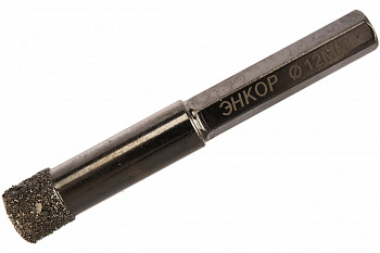 Сверло алмазное по керамограниту (12 мм) Энкор 48323