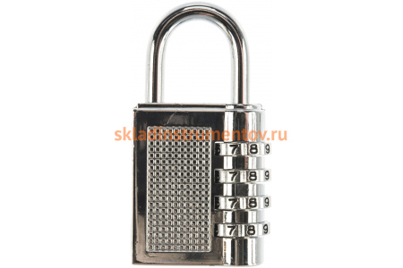 Навесной замок SANTOOL мини, кодовый, 4 диска 080216-004