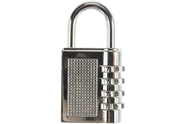 Навесной замок SANTOOL мини, кодовый, 4 диска 080216-004