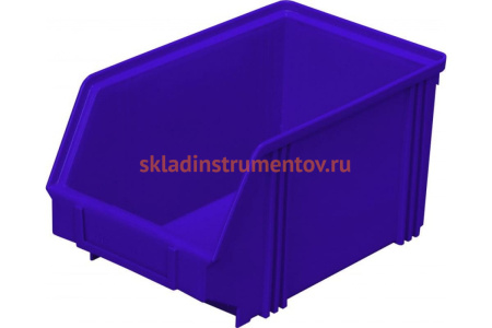 Ящик ТАРА п/э 250x148x130 синий 01705 Ящик ТАРА п/э 250x148x130 синий 01705