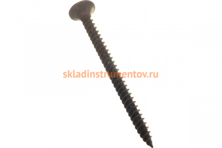 Фосфатированный саморез с мелкой резьбой Зубр по дереву/металлу, PH2, 3,5 x 51 мм, 200 шт 300011-35-051