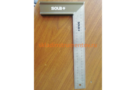 Столярный угольник (алюминий, 300х145 мм) SOLA SRB 300 56012201