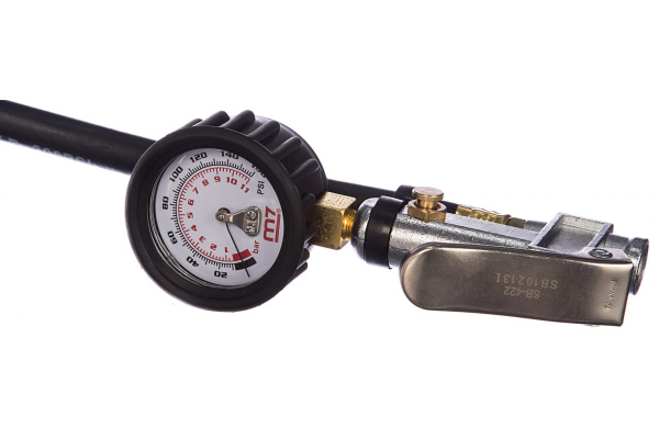 Пистолет для подкачки шин с манометром MIGHTY SEVEN SB-422