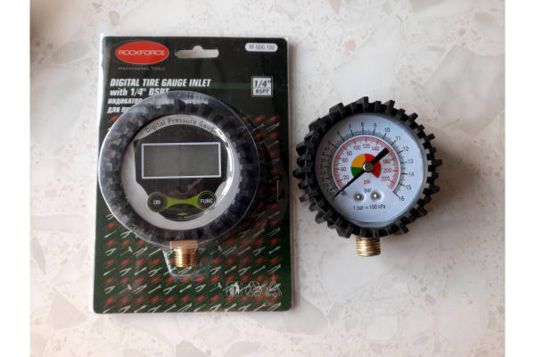 Цифровой индикатор давления для пневмосистем ROCKFORCE RF-SDG-100