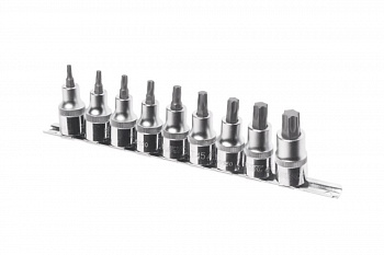 Набор бит-головок 1/2" TORX T20-T60 (9 предметов) JTC H409T