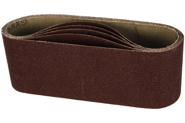 Лента абразивная бесконечная (5 шт; 75х457 мм; P80) КЕДР 54721