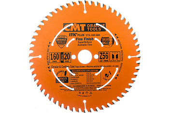 Диск пильный по ламинату (160x20/16x1,7/1,1 мм; Z56) CMT 273.160.56H