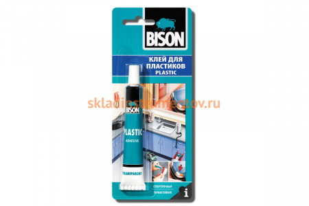 Клей для пластика BISON PLASTIC ADHESIVE CRD 25ML 6307217