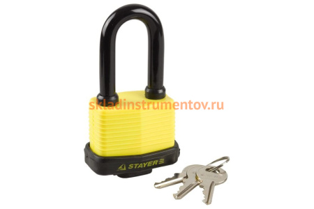 Навесной всепогодный замок 60 мм STAYER MASTER 37141-50