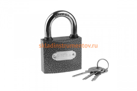 Навесной замок 75 мм ЗУБР МАСТЕР 3712-75