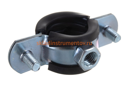 Трубный хомут с гайкой ЗУБР 3/4", 9 штук, оцинкованный 37850-25-29